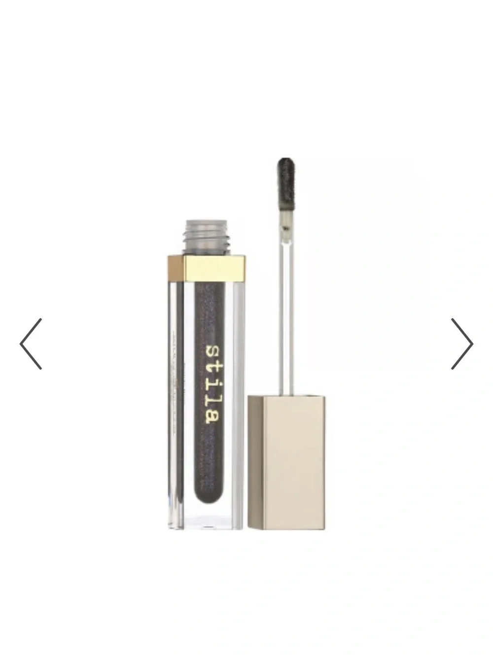 Stila Metallic Liquid Eyeshadow in In The Black.